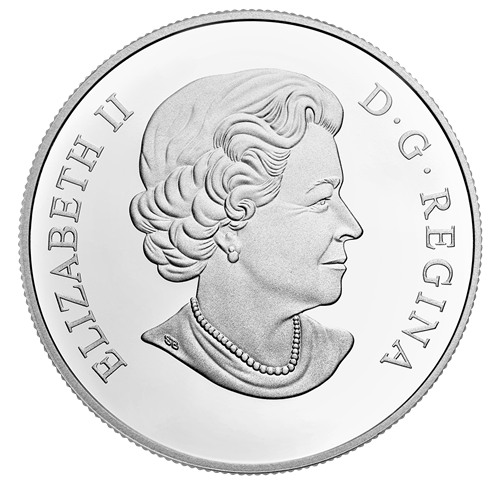 1 oz. Pure Silver Coloured Coin - Baby Animals: Caribou $20 - cscoinsnbanknotes