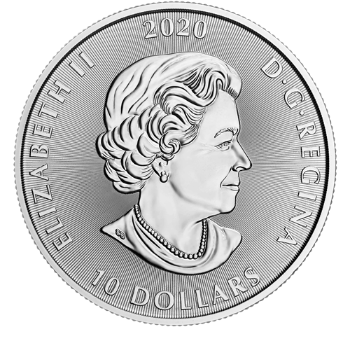 2020 Royal Canadian Mint 2oz .9999 Silver Kraken $10 Round