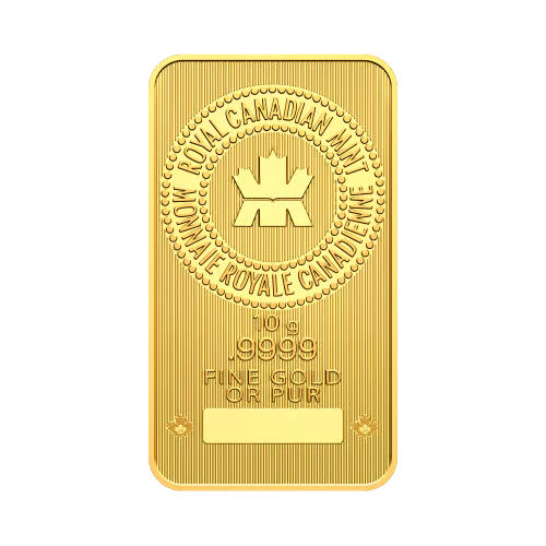 10 gram Gold Bar | Royal Canadian Mint Sealed - cscoinsnbanknotes