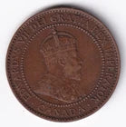 Canada 1910 1c One Large Cent Copper Coin King Edward VII VF Very Fine #1