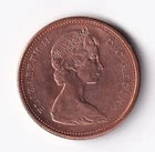 Canada 1965 1c One Small Cent Queen Elizabeth II Double Legend