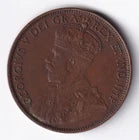 Canada 1913 1c One Large Cent Copper Coin King George V VF Very Fine #2