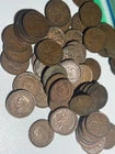 Lot of 50 Canada 1 Cent Pennies King George VI 1937–1952 Pre-Elizabeth Coins