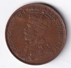 Canada 1913 1c One Large Cent Copper Coin King George V VF Very Fine #1