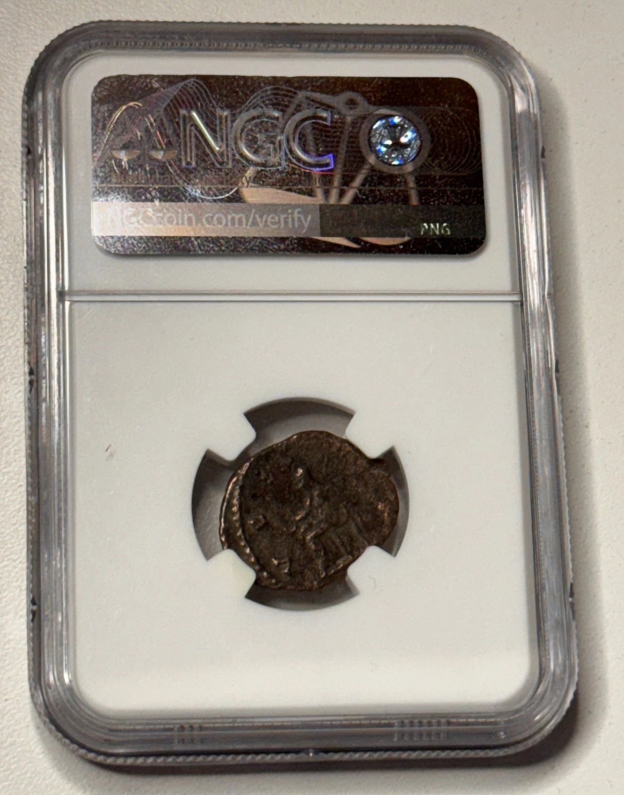 Salonina BI Double Denarius AD 254-268 NGC Ancient Roman Age of Chaos Coin