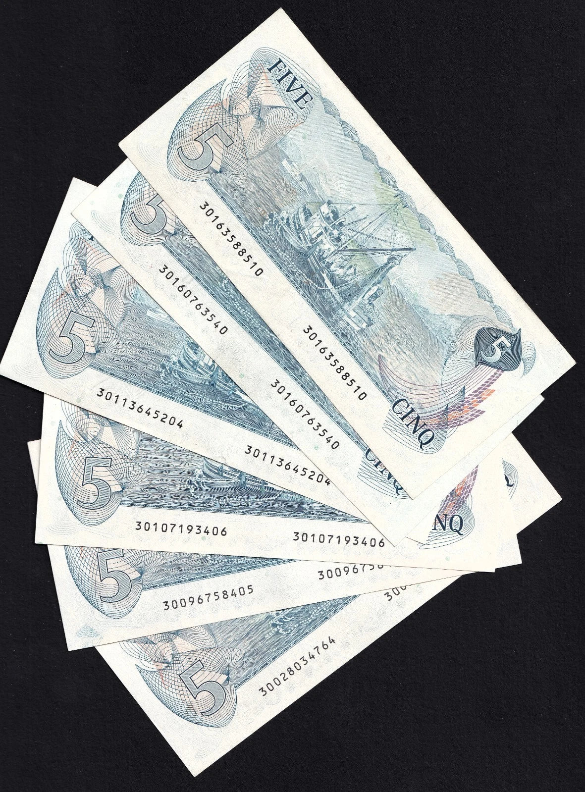 1x Canada 1979 $5 Five Dollar Banknote One From Lot Same Crisp Grade Note