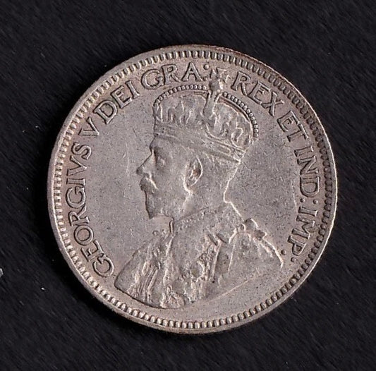 Canada 1932 10c Ten Cent Silver Coin King George V Very Fine .800 Silver