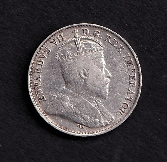 Canada 1902H 5c Five Cent Silver Nickel King Edward VII VF Very Fine .925 Silver - cscoinsnbanknotes