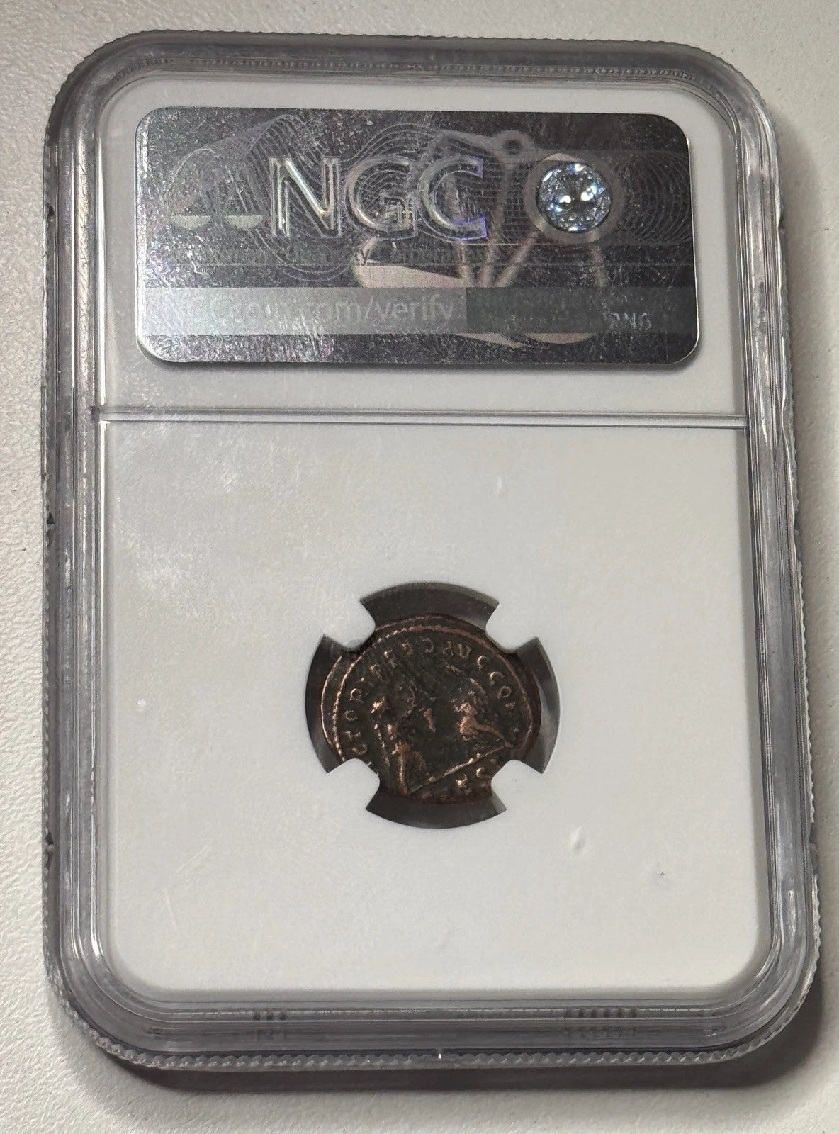 NGC Ancients Constans AD 337-350 Roman Empire AE4 (BI Nummus)