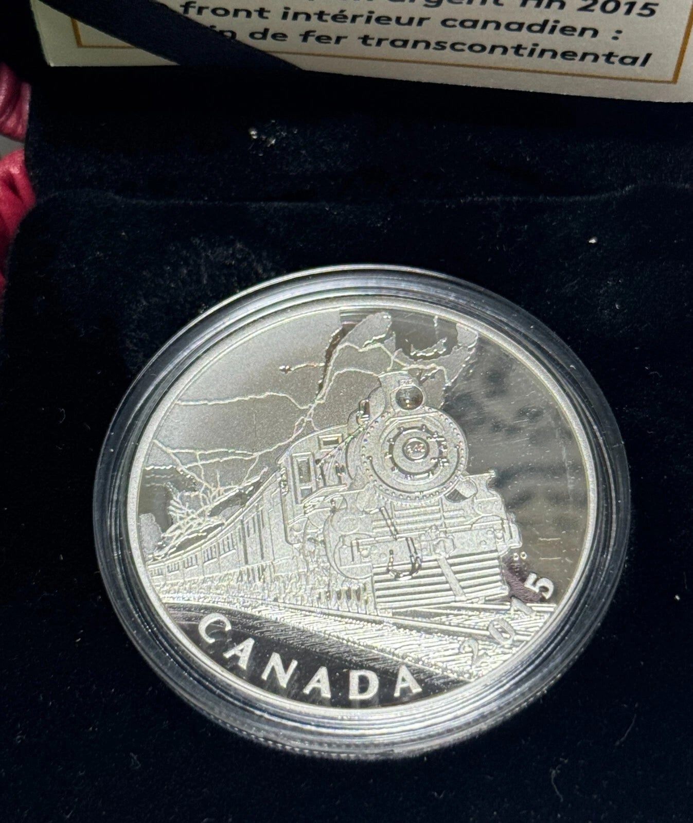 2015 $20 The Canadian Home Front: Transcontinental Railroad - Pure Silver Coin