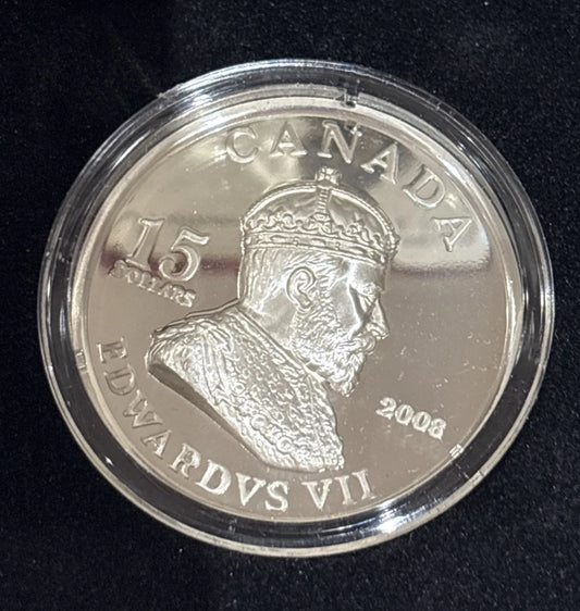 Canada RCM 2008 Vignettes Of Royalty Series - King Edward VII .9999 Silver