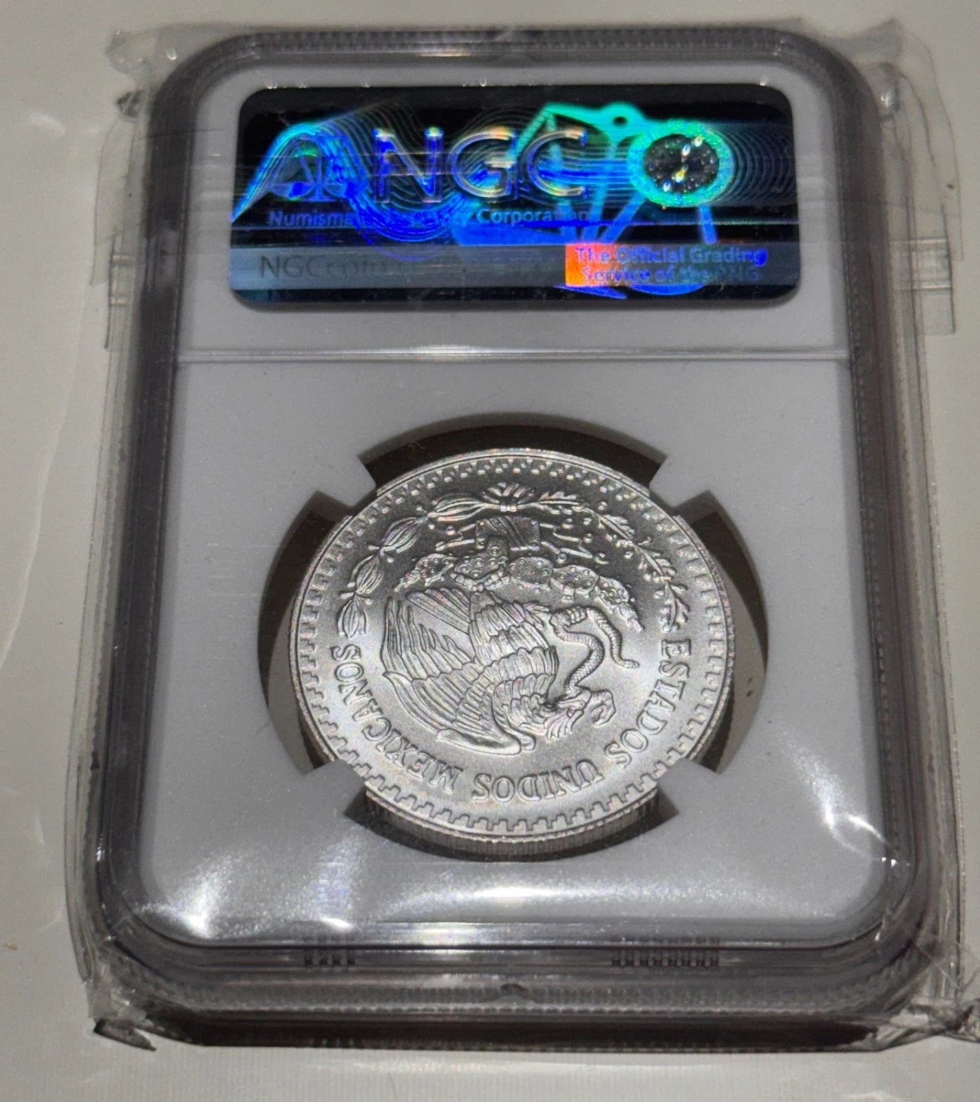 2018 Mexico MO First Releases 1/2 .9999 Silver Libertad Graded NGC MS-70 Perfect