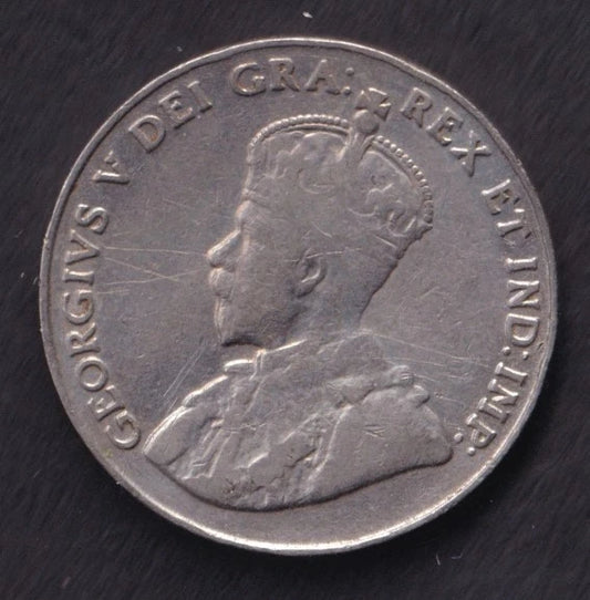 Canada 1926 5c Five Cent Nickel Coin King George V #1 Near 6 - cscoinsnbanknotes
