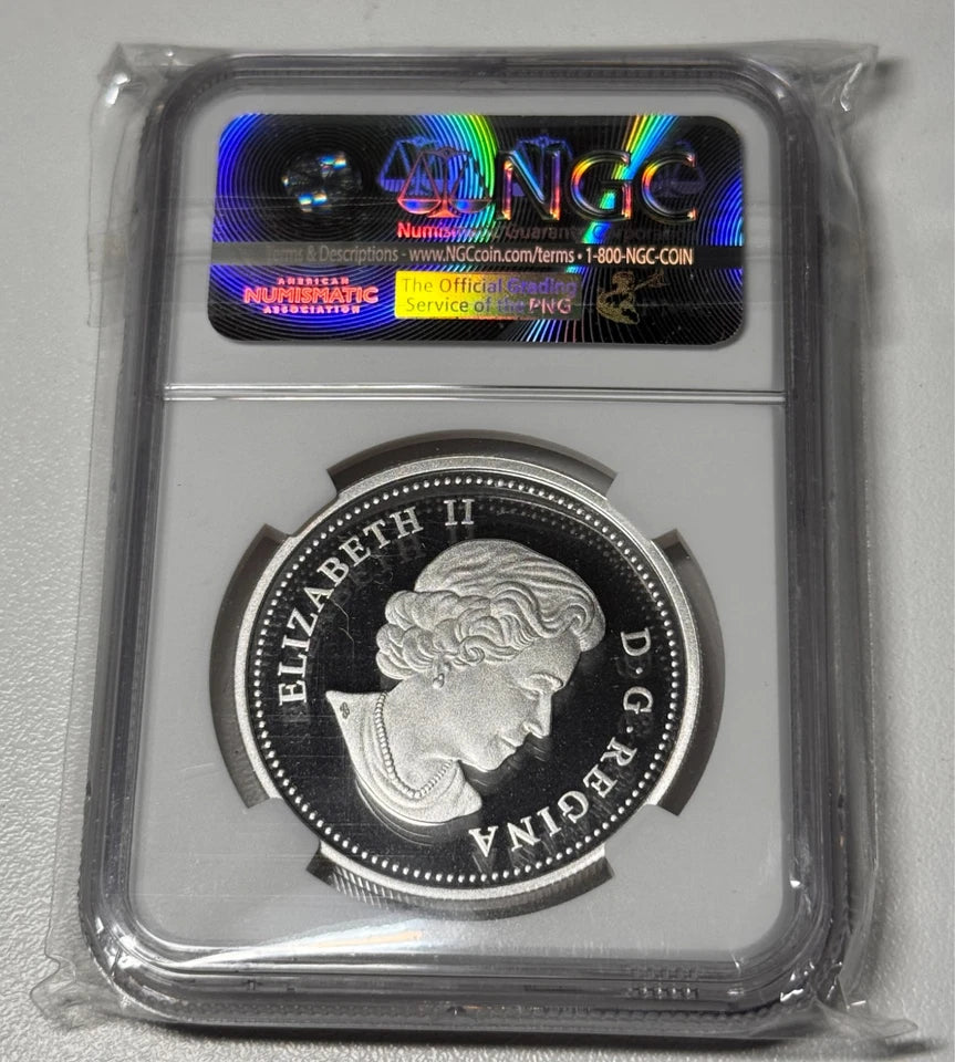 Canada 2012 Queens Visit To Canada The RCMP $20 .999 Silver NGC Certified PF-70