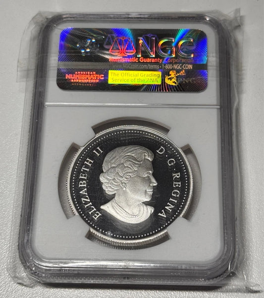 Canada 2015 Silver $1 50th Ann Of The Canadian Flag NGC PF 70 Ultra Cameo