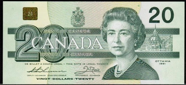 Canada 1991 $20