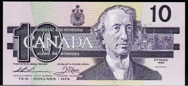 Canada 1989 $10