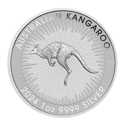1 oz Silver Kangaroo .9999 Fine Silver Coin Perth Mint - Random Date