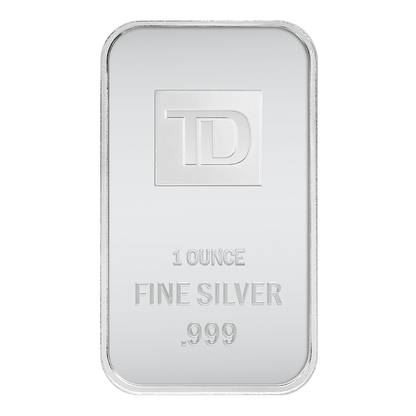 2024 1 oz TD Silver Dragon Bar