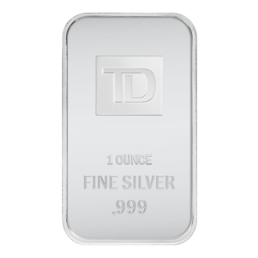 2024 1 oz TD Silver Dragon Bar