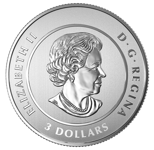 Pure Silver Coin – Heart of Our Nation $3 Silver (2017)