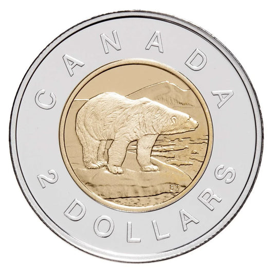 Canada 1996 $2 Proof Piedfort Silver Coin and Bank Notes Set BRX Replacement - cscoinsnbanknotes