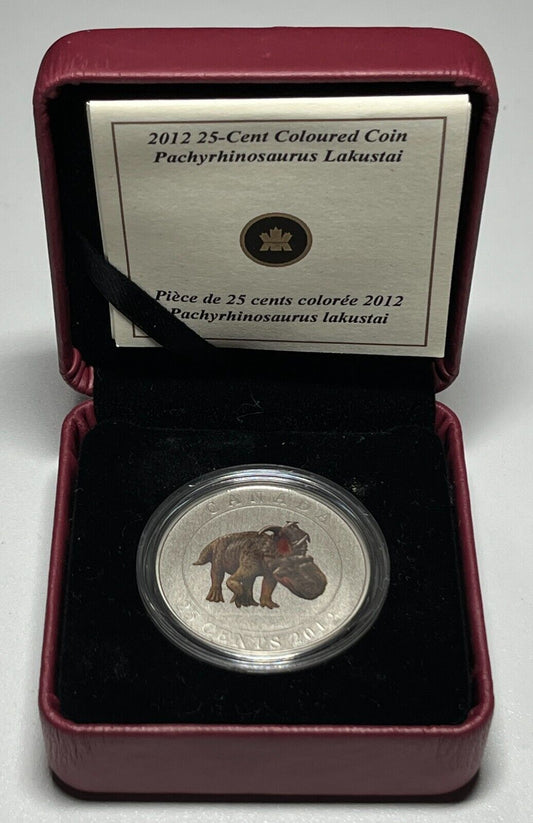 2012 25c Prehistoric Creatures: Pachyrhinosaurus Lakustai | Royal Canadian Mint