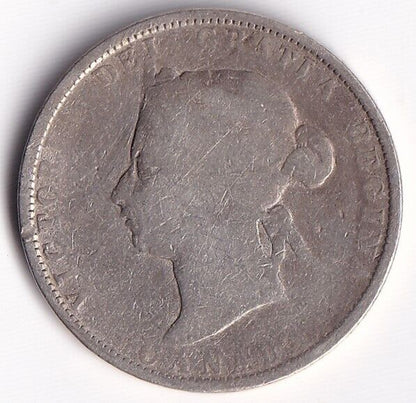 Canada 1872 H 25c Twenty Five Cent Silver Coin Queen Victoria .925 Silver #4