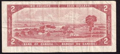 Canada 1954 $2 Two Dollar Replacement Banknote Lawson - Bouey *O/G 0165546