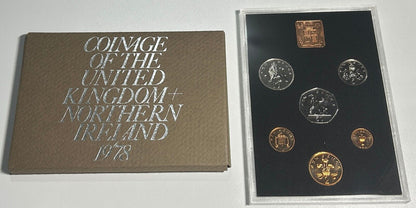 1978 Coinage Of The United Kingdom And Northern Ireland With Original Envelope