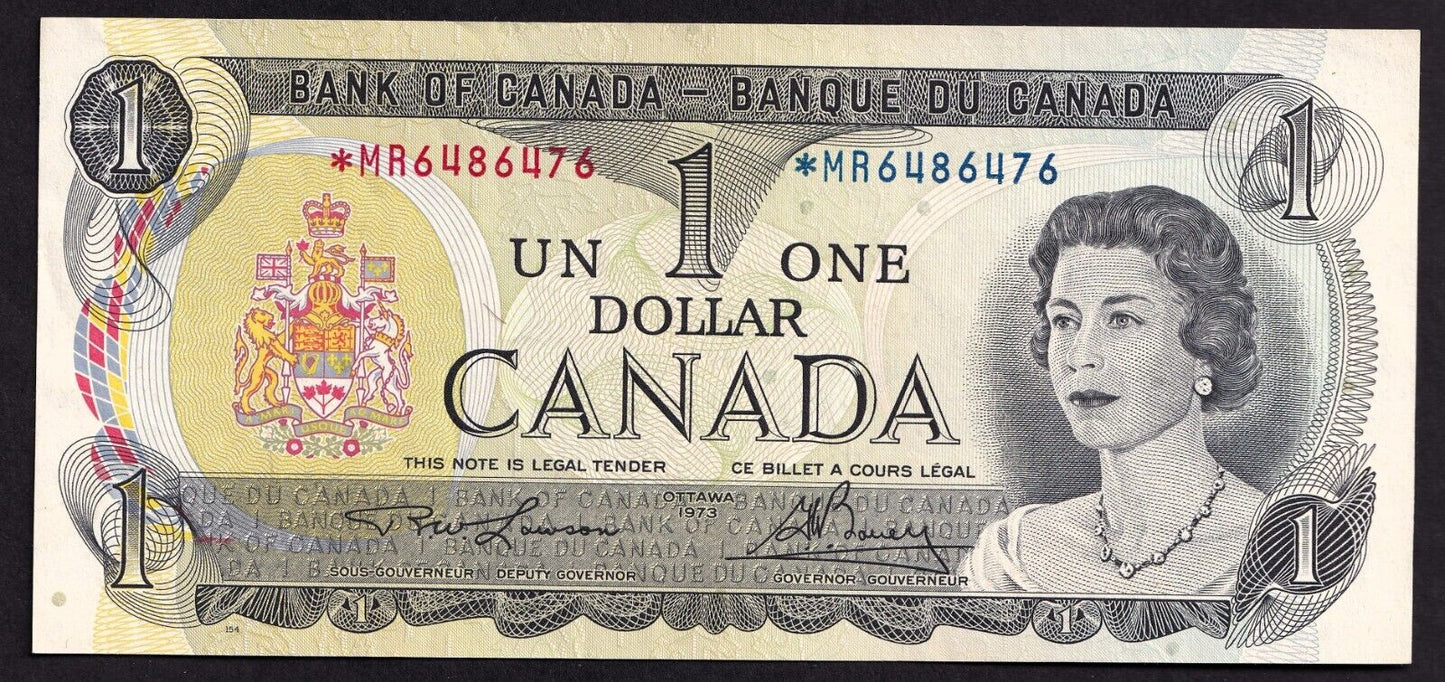 Canada 1973 $1 One Dollar Replacement Banknote Lawson - Bouey *MR 6486476