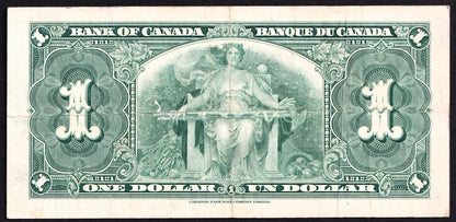 Canada 1937 $1 One Dollar Banknote Gordon - Towers Y/C 1285707