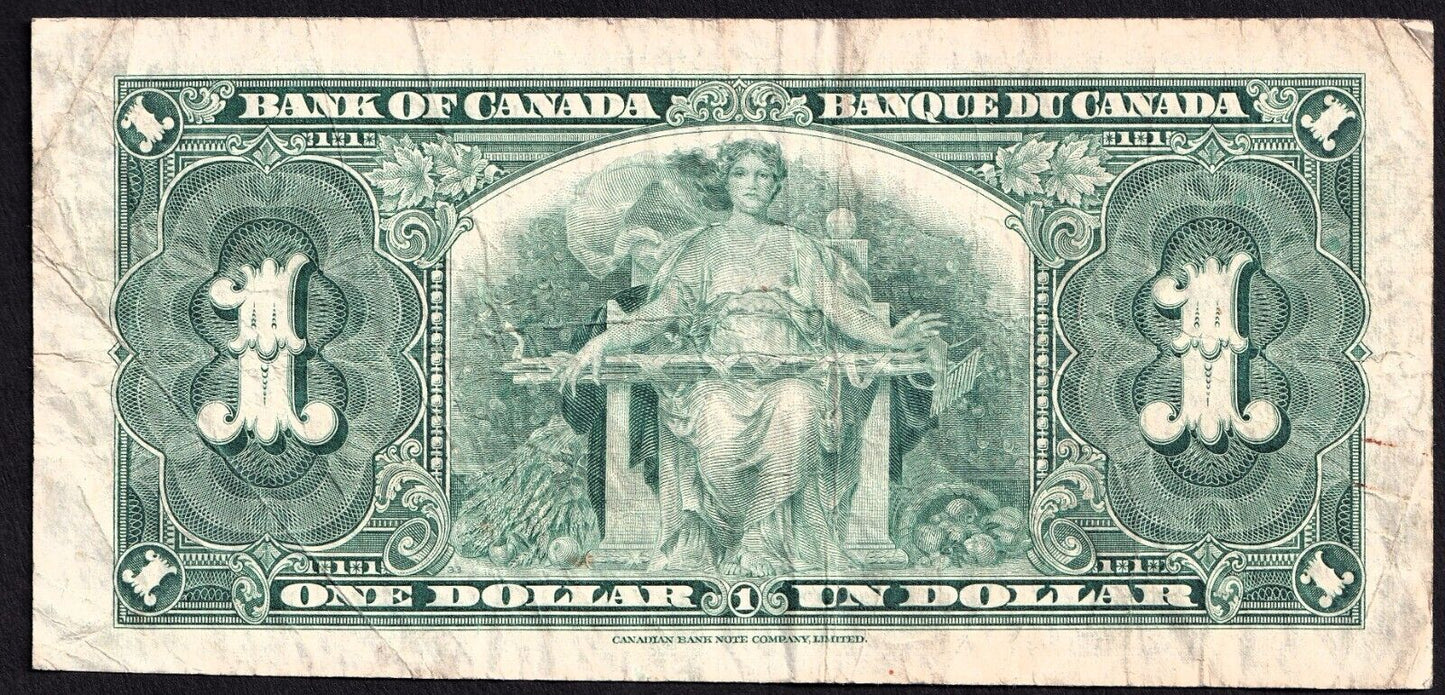 Canada 1937 $1 One Dollar Banknote Gordon - Towers R/L 3517070