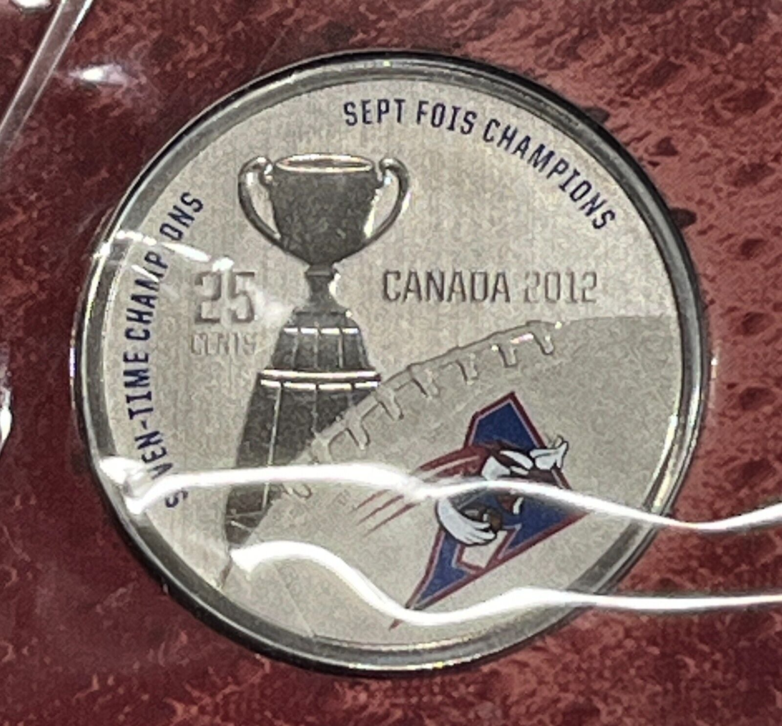 2012 'Montreal Alouettes' CFL Colorized 25-Cent Coin and Stamp Set - Sealed