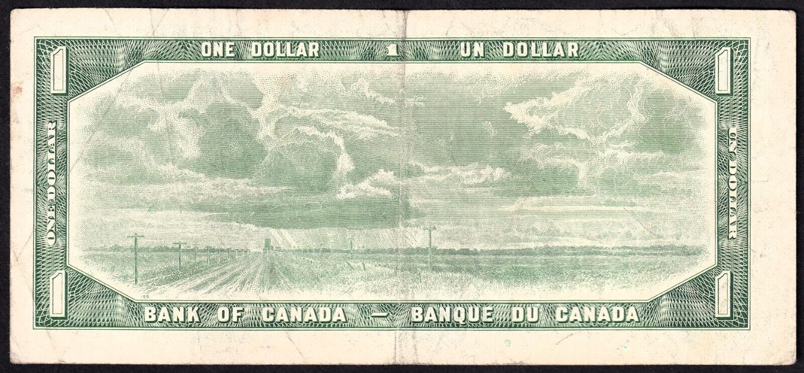 Canada 1954 $1 One Dollar Replacement Banknote Beattie - Rasminsky *A/F 0290388