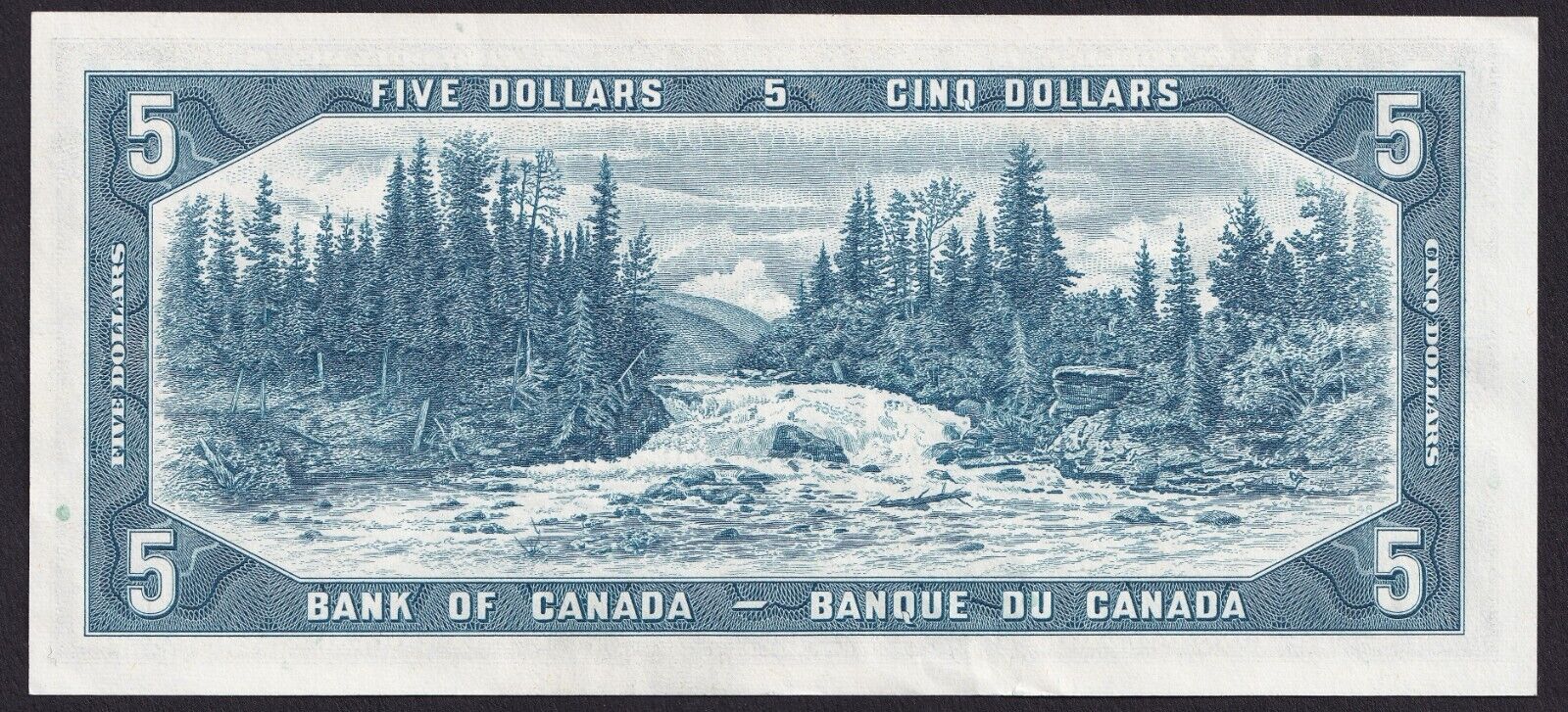 Canada 1954 $5 Five Dollar Banknote Beattie - Rasminsky Nice Colour R/X