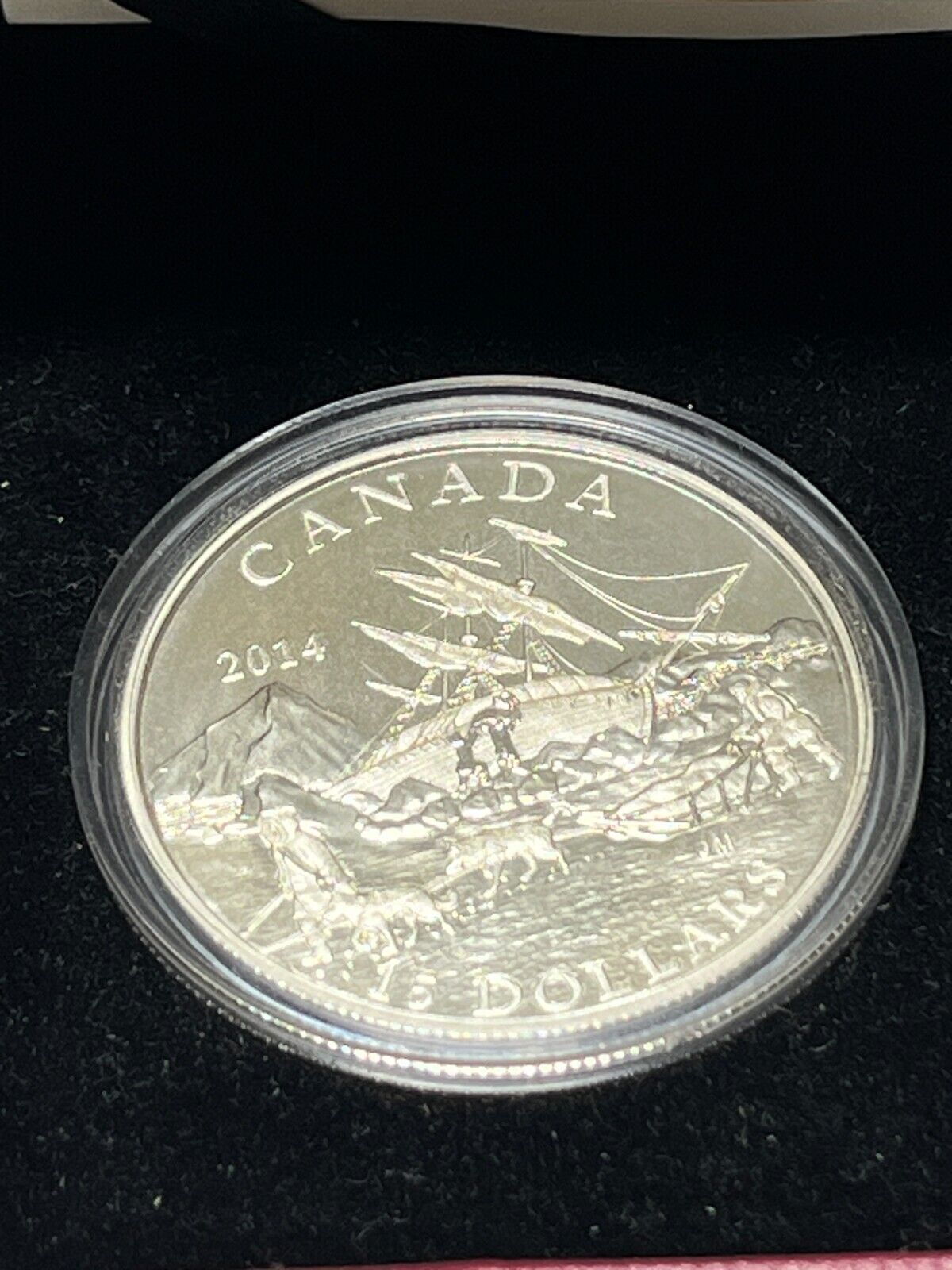 2014 Canada $15 Fine Silver Coin - Exploring Canada: The Arctic Expedition