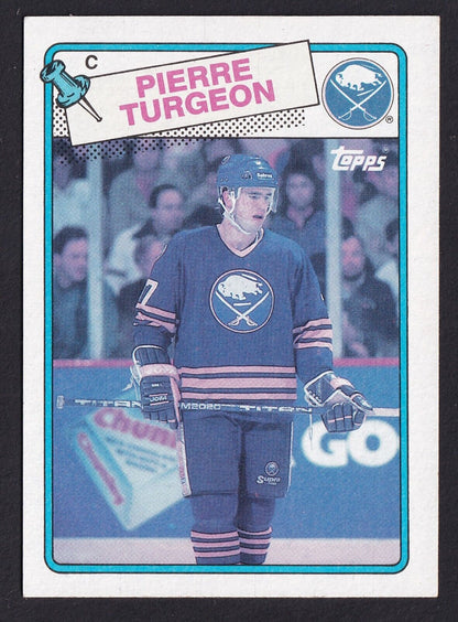 1988-89 Topps Pierre Turgeon RC #194 Buffalo Sabres HOF