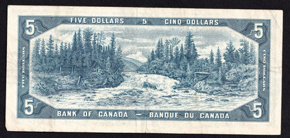 Canada 1954 $5 Five Dollar Replacement Banknote Beattie - Rasminsky *VS 0147241