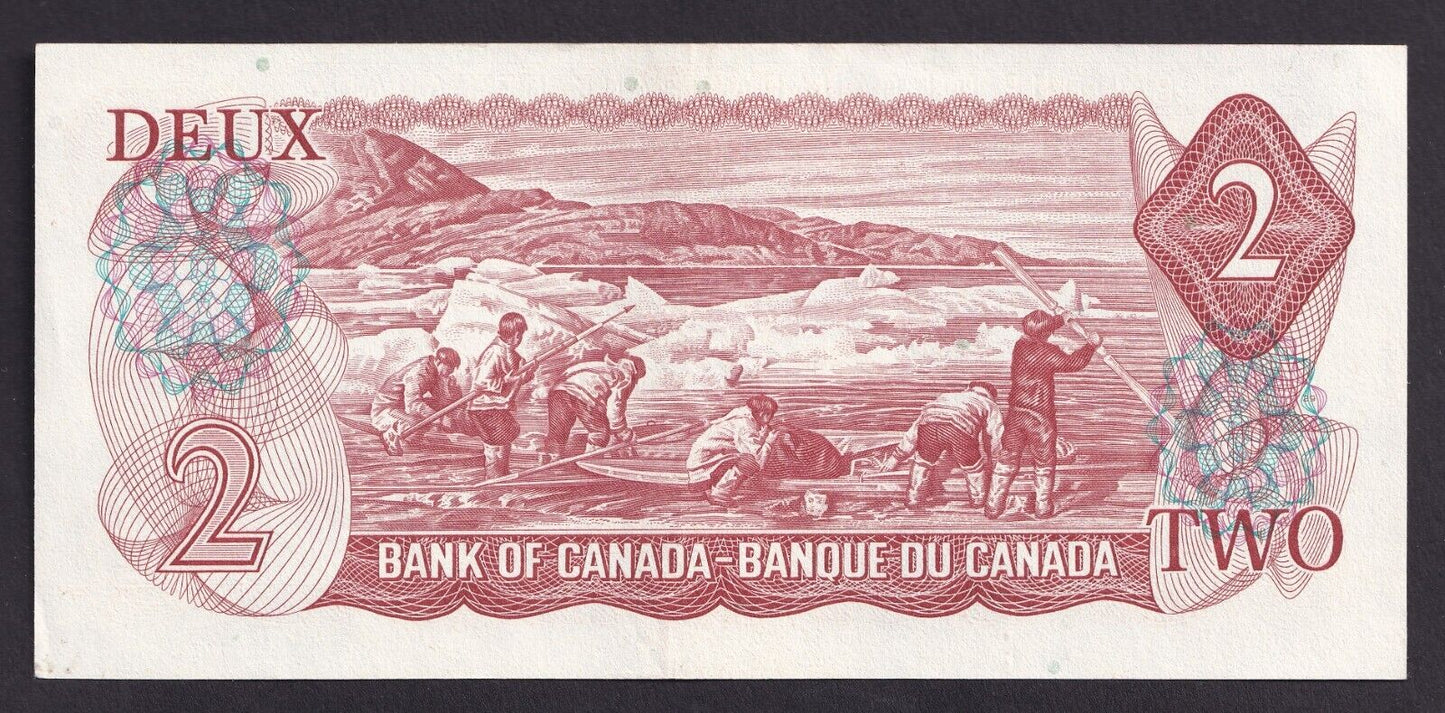 Canada 1974 $2 Two Dollar Banknote Lawson - Bouey BD4857115