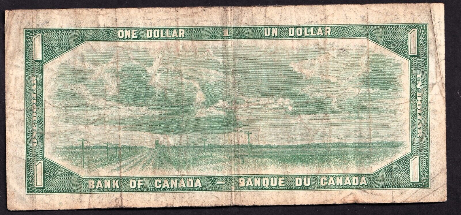 Canada 1954 $1 One Dollar Devils Face Banknote Beattie - Coyne R/A 7141103