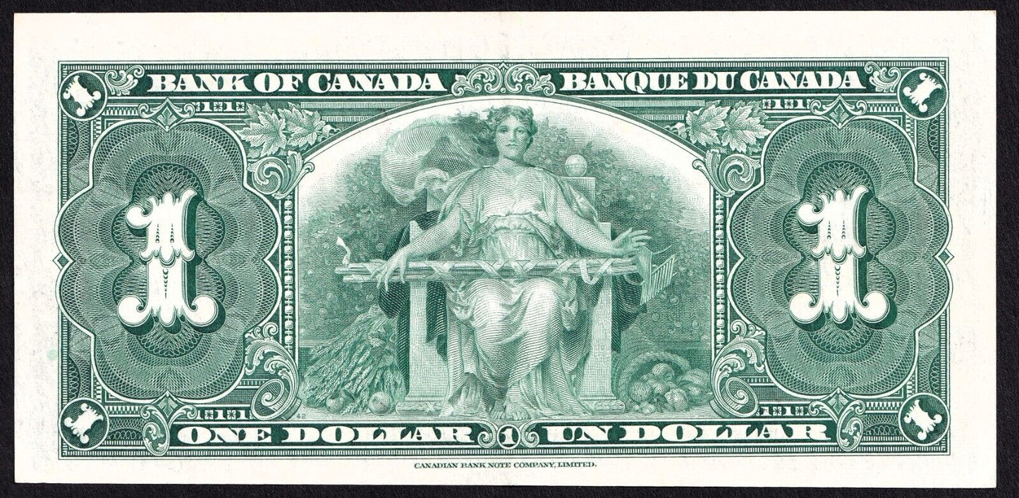 Canada 1937 $1 One Dollar Banknote Gordon - Towers A/M 3329623