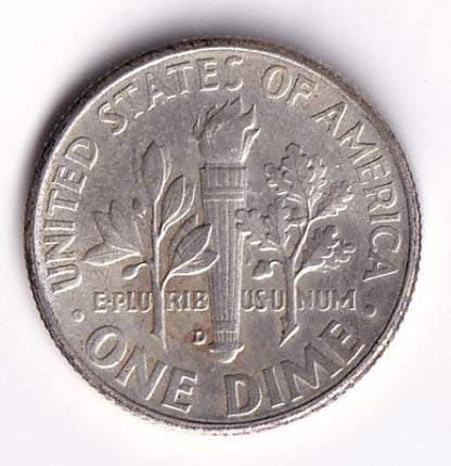 United States 1955 D Five Cent Roosevelt Dime MS-62