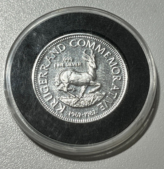 1967-1983 Half Oz 1/2oz South African Commemorative Krugerrand Silver Round