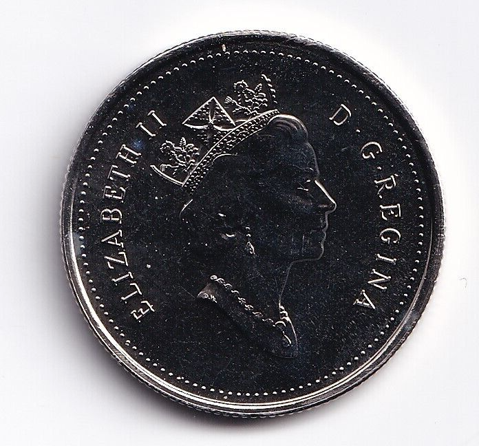 Canada 2000 Prooflike Quarter 25 Cents Caribou Rare No W