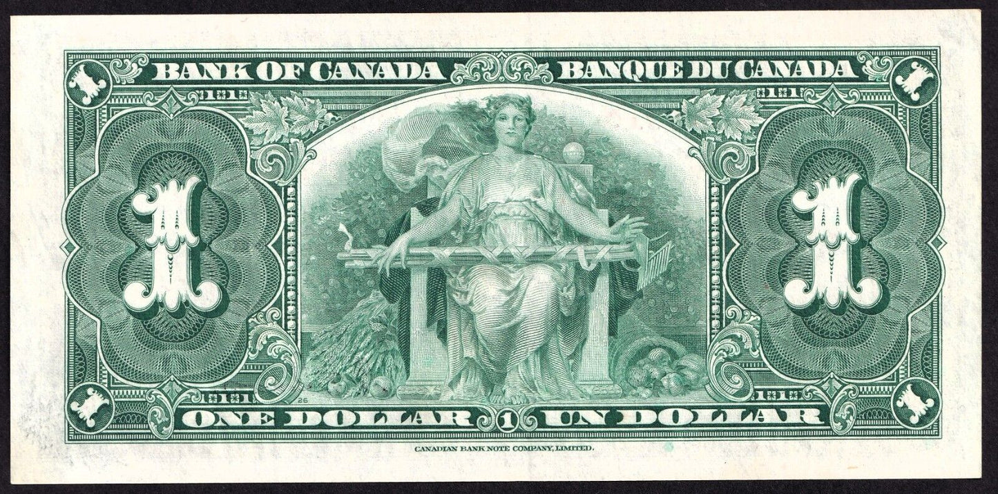 Canada 1937 $1 One Dollar Banknote Gordon - Towers K/L 1358518