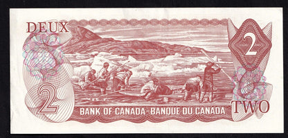 Canada 1974 $2 Two Dollar Banknote Crow - Bouey ARE 7690135