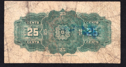 1900 Dominion of Canada 25c Shinplaster Note Courtney #2