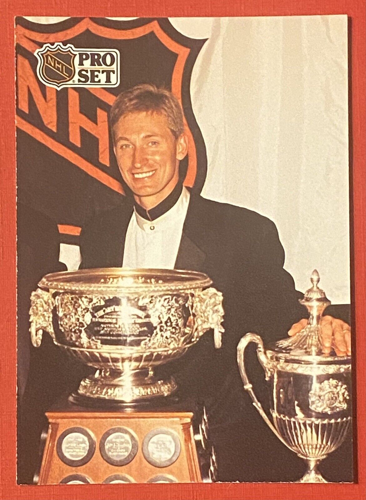 1991 NHL Pro Set Art Ross Trophy Winner #324 Wayne Gretzky LA Kings