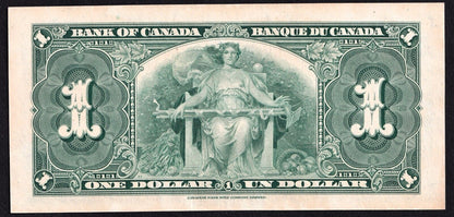 Canada 1937 $1 One Dollar Banknote Gordon - Towers Z/L 4503606